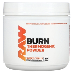 Raw Nutrition, Burn, термогенный порошок, со вкусом сладких цитрусовых, 516 г (18,2 унции) (Товар снят с продажи) 