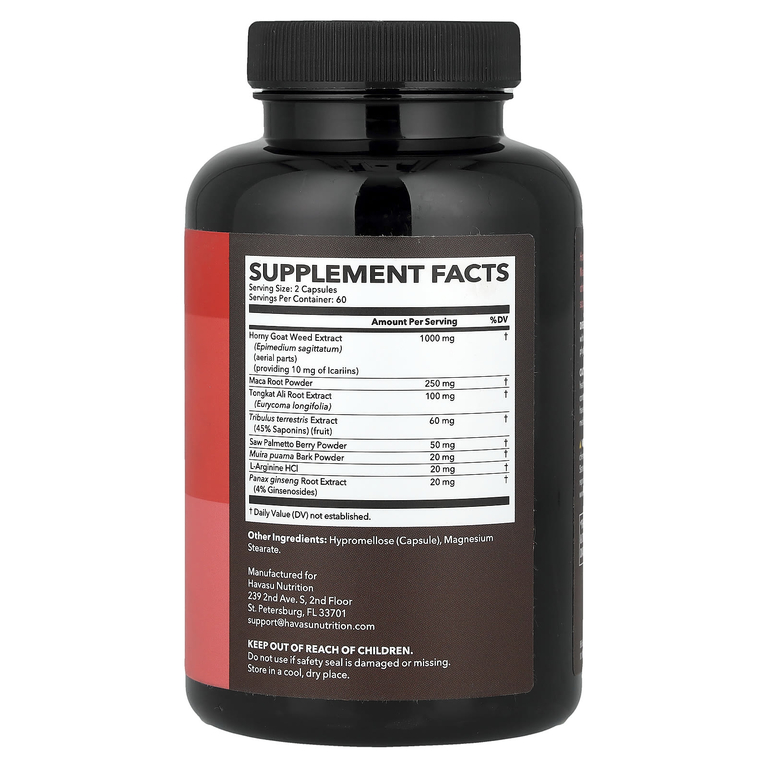 Havasu Nutrition, горянка крупноцветковая, 120 капсул