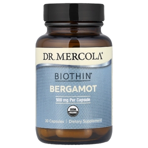 Dr. Mercola, Biothin®, бергамот, 500 мг, 30 капсул (Товар снят с продажи) 
