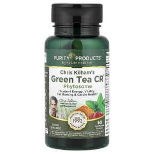 Purity Products, Зеленый чай Криса Килхама с фитосомами, 60 вегетарианских капсул