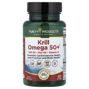 Purity Products, Криль Omega 50+, 60 мягких капсул (Товар снят с продажи) 