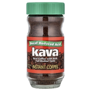 Kava Coffee, растворимый кофе, с пониженным содержанием кислоты, без кофеина, 113 г (4 унции) (Товар снят с продажи) 
