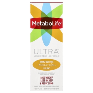 Metabolife, Улучшенная формула для снижения веса Ultra®  Advanced, 45 капсул