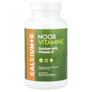 Noor Vitamins, кальций с витамином D, 120 таблеток