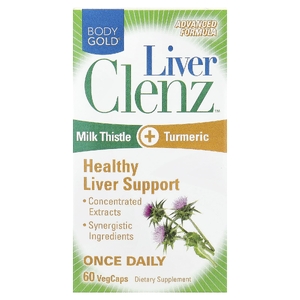 BodyGold, Liver Clenz, 60 вегетарианских капсул