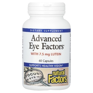 Natural Factors, улучшенная формула для зрения, 60 капсул