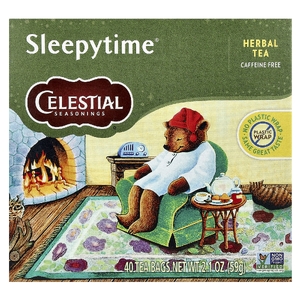 Celestial Seasonings, травяной чай перед сном, без кофеина, 40 чайных пакетиков, 59 г (2,1 унции)