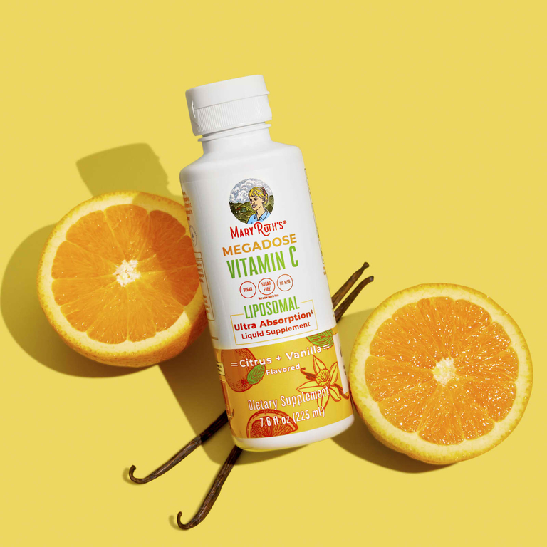 MaryRuth's, Megadose Vitamin C, липосомальный витамин C, с ароматом цитрусов и ванили, 225 мл (7,6 жидк. унции)