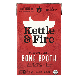 Kettle & Fire, Бульон для костей, говядина с хрустью, 479 г (16,9 унции) (Товар снят с продажи) 