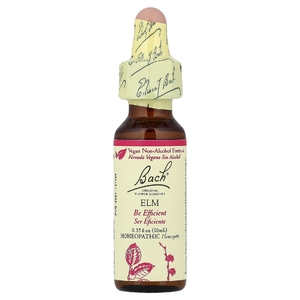 Bach, Original Flower Remedies, вяз, 10 мл (0,35 жидк. унции)