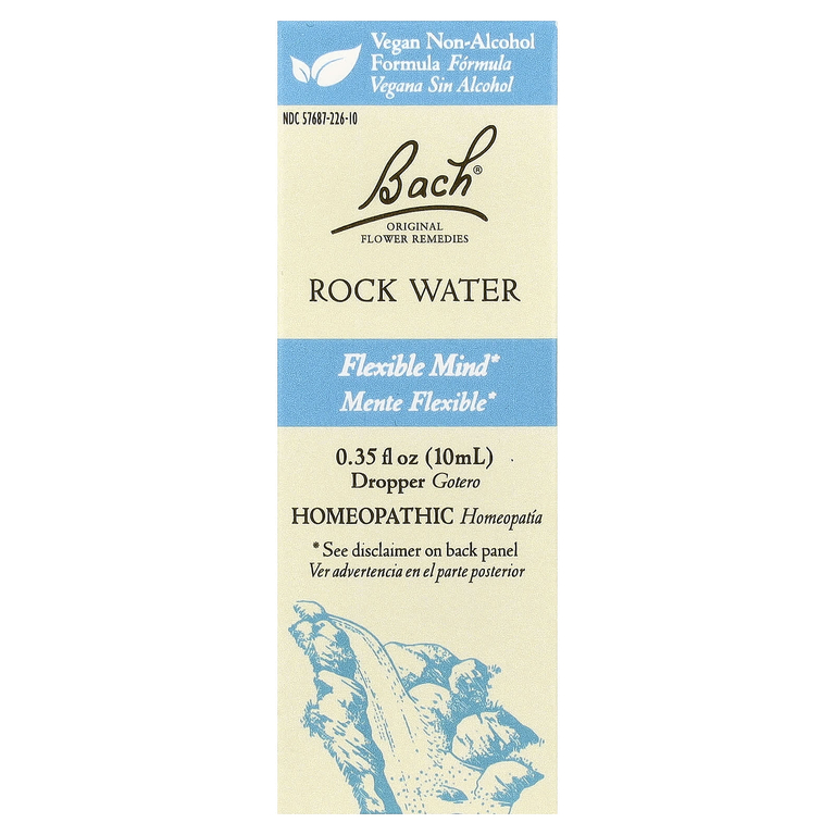 Bach, Original Flower Remedies, каменная вода, 10 мл (0,35 жидк. унции)
