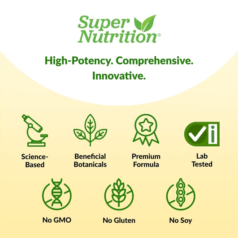 Super Nutrition, мультивитамины с L-цистеином, МСМ, витамином A и биотином, 180 таблеток