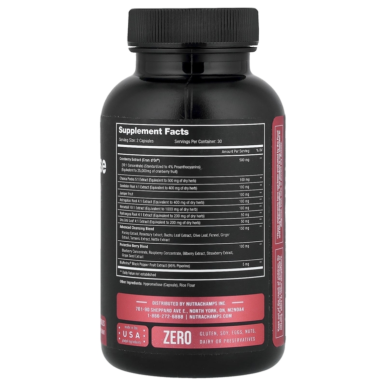 NutraChamps, Kidney Cleanse, 60 веганских капсул