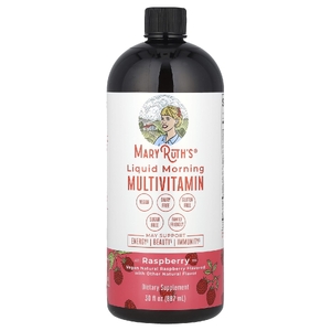 MaryRuth's, жидкая мультивитаминная добавка для утреннего приёма, с малиновым вкусом, 887 мл (30 жидк. унций)