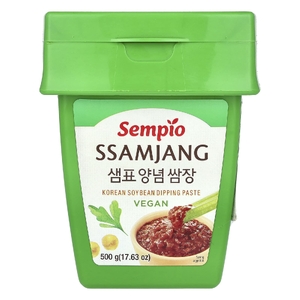 Sempio, Ssamjang, корейская соевая паста, веганский вкус, 500 г (17,63 унции) (Товар снят с продажи) 