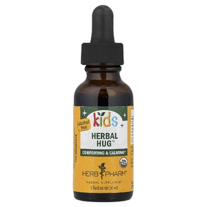 Herb Pharm, Kids, Herbal Hug, без спирта, 1 жидк. унция (30 мл)