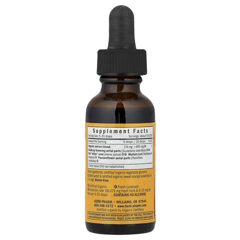 Herb Pharm, Kids, Herbal Hug, без спирта, 1 жидк. унция (30 мл)