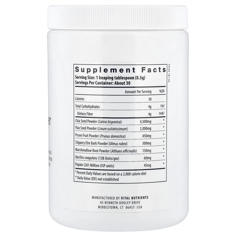 Vital Nutrients, Whole Fiber Fusion, комплекс из цельных волокон, 261 г (9,2 унции)