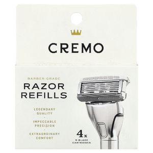 Cremo, сменные кассеты для бритвы, 4 шт.