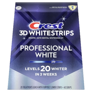 Crest, 3D Whitestrips, набор для отбеливания зубов, безопасный для эмали, 40 полосок