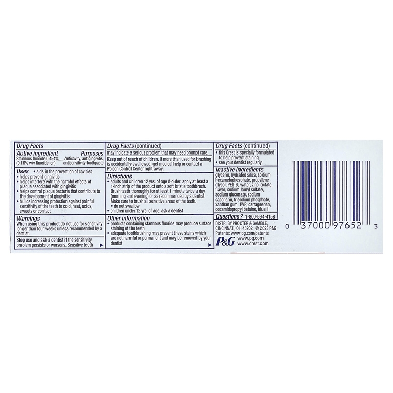 Crest, Pro Health Advanced, зубная паста с фторидом, отбеливающая, 99 г (3,5 унции)