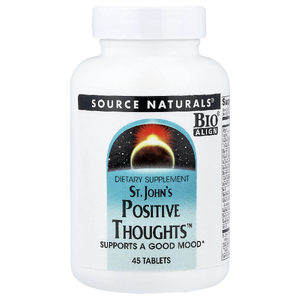 Source Naturals, комплекс для поднятия настроения с аминокислотами и растительными экстрактами, 45 таблеток