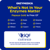 Enzymedica, Papaya Gold, папайя и мята, 60 таблеток