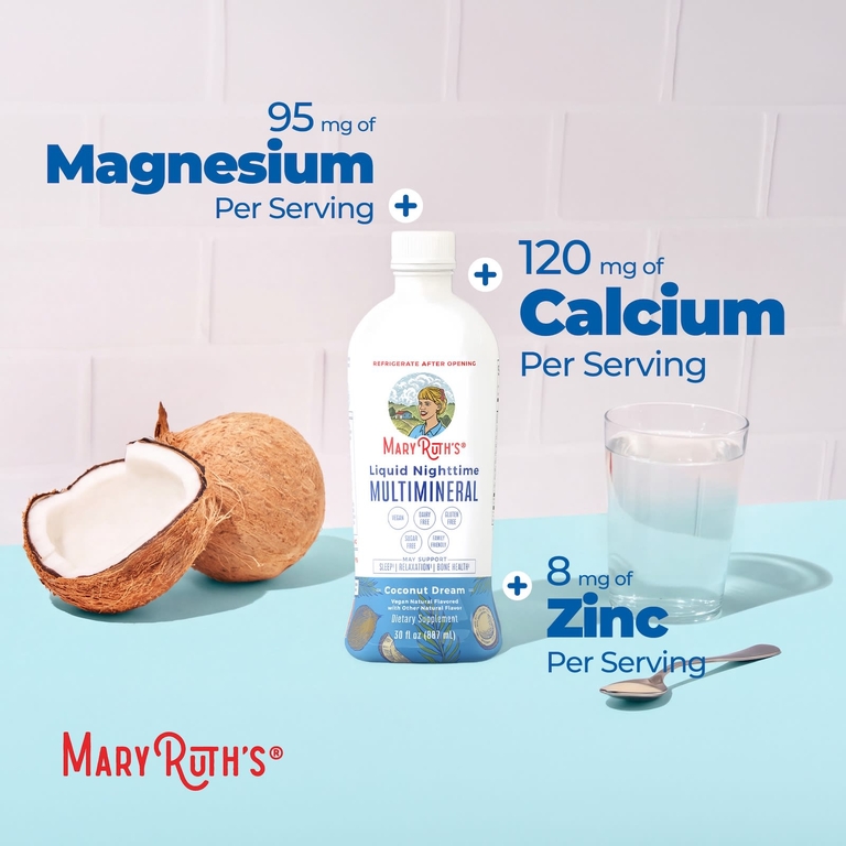 MaryRuth's, Liquid Nighttime Multimineral, Coconut Dream, 946 мл (32 жидк. унц.)