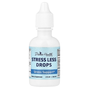 Divine Health, Stress Less, капли, 29,6 мл (1 жидк. унция)