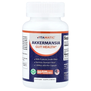 Vitamatic, аккермансия, 60 капсул DRCaps™