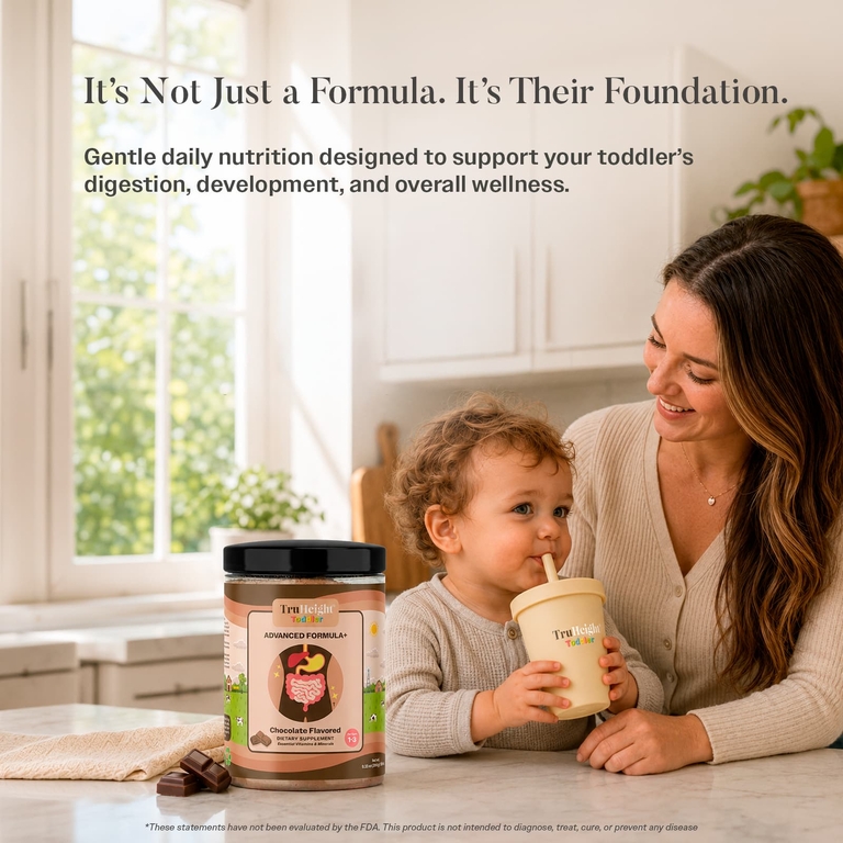 TruHeight, Toddler, Advanced Toddler Formula+, улучшенная добавка для малышей, для детей 1–3 лет, шоколад, 266 г (0,59 фунта)