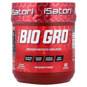 Isatori, Bio-Gro, усилитель синтеза протеина, без добавок, 90 г (3,7 унции)