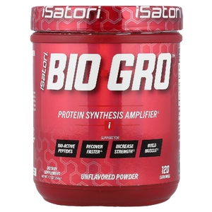 Isatori, Bio-Gro, усилитель синтеза белка, без вкуса, 204 г