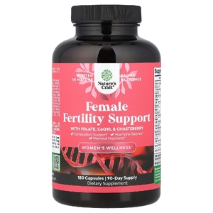 Nature's Craft, Women's Wellness, средство для поддержки фертильности для женщин, 180 капсул
