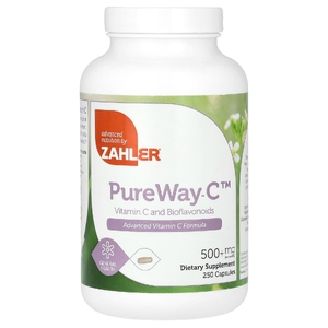 Zahler, PureWay-C, 500 мг, 250 капсул (Товар снят с продажи) 