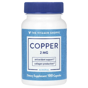 The Vitamin Shoppe, медь, 2 мг, 100 капсул