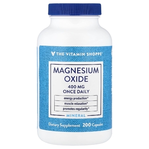 The Vitamin Shoppe, оксид магния, 400 мг, 200 капсул