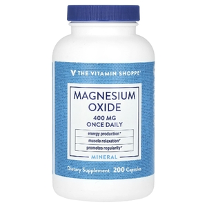 The Vitamin Shoppe, оксид магния, 400 мг, 200 капсул