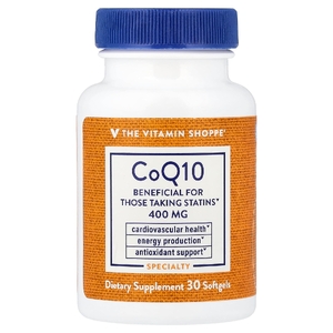 The Vitamin Shoppe, Коэнзим Q10, 400 мг, 30 мягких таблеток