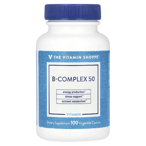 The Vitamin Shoppe, B-Complex 50, витамины группы B, 100 растительных капсул