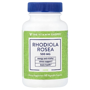 The Vitamin Shoppe, родиола розовая, 500 мг, 60 вегетарианских капсул