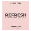 Refresh Gum, растительная жевательная резинка, со вкусом малины, 12 шт.