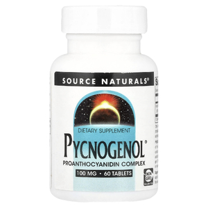 Source Naturals, Экстракт коры французской приморской сосны Pycnogenol®, 100 мг, 60 таблеток