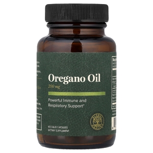 Global Healing, масло орегано, 60 капсул