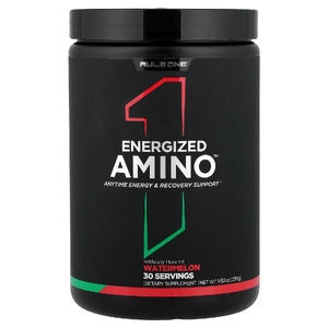 Rule One Proteins, Energized Amino, аминокислоты, со вкусом арбуза, 270 г (9,52 унции)