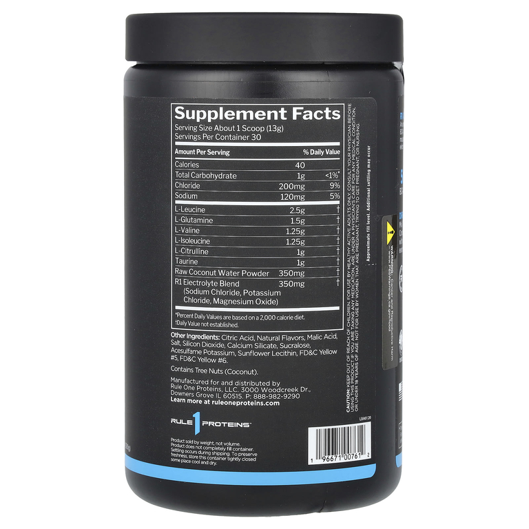 Rule One Proteins, Active BCAA, со вкусом персика и манго, 390 г (13,76 унции) (Товар снят с продажи) 