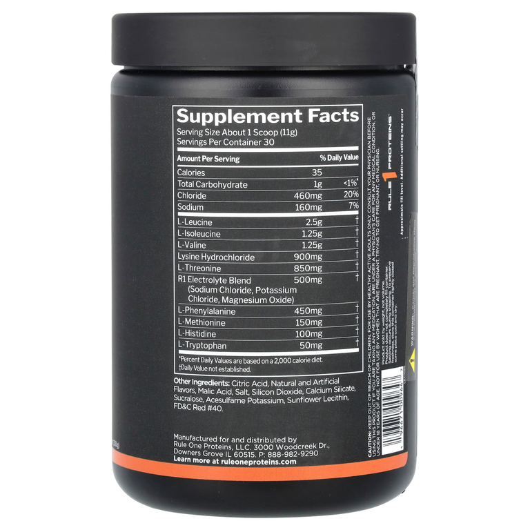 Rule One Proteins, Essential Amino 9, фруктовый пунш, 330 г (11,64 унции)