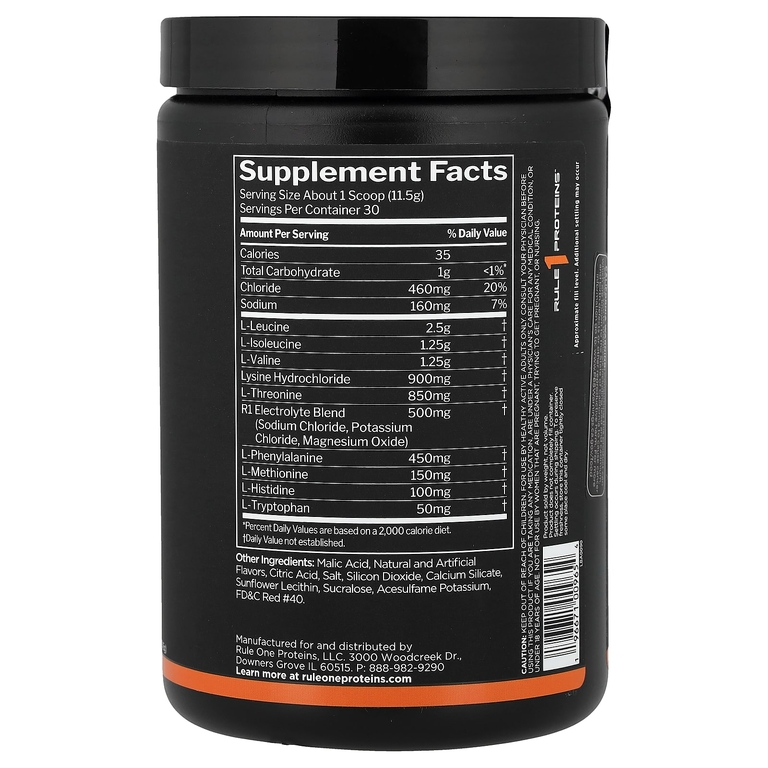 Rule One Proteins, Essential Amino 9, кислый арбуз, 345 г