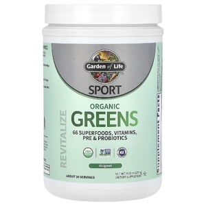 Garden of Life, Sport, органическая зелень, оригинальная, 255 г (8,99 унции)