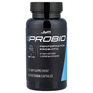 JYM Supplement Science, Probio, пробиотик для повышения эффективности, 30 млрд КОЕ, 30 вегетарианских капсул